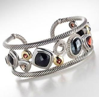 David Yurman Dark Oval Mosaic Cuff bracelet