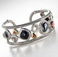 David Yurman Dark Oval Mosaic Cuff