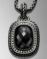 David Yurman 20x15mm Black Onyx Wheaton