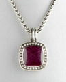 David Yurman 14mm Ruby Moonlight Ice Enhancer 1