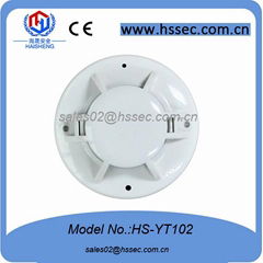 2 Wire conventional MCU high sensitivity optical smoke alarm detector HS-YT102 