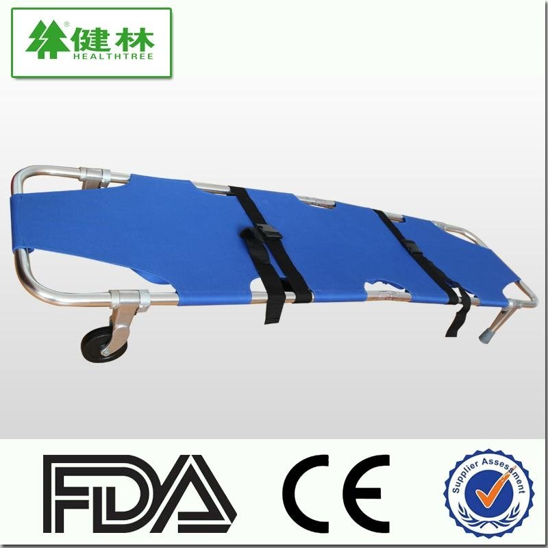 Aluminum foldaway stretcher