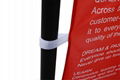 Pop up telescopic banner stand 5