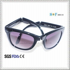 Promotion Cheap Classic Fashion Design Vintage Unseix Folding Sunglasses