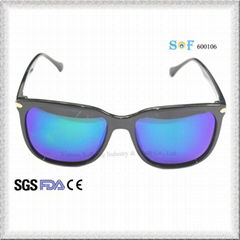 Italy Design Brand Customized Designer Mens Mirrored Eyeglasses with PC Frames