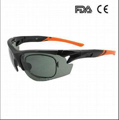 Fashion Driving Sports Sunglasses with Optical Lenses Insert