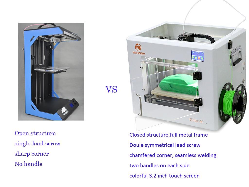 Economical plastic printer Desktop 3D Printer with 2kg filament 4