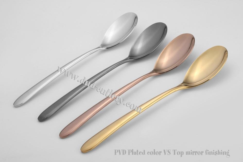 PVD color plated stainless flatware 3