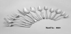 8818 stainless 304 steel flatware set