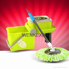 Foldable small size square easy life hand press rotating ma360 magic clean mop s