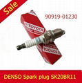 DENSO IRDIUM POWER SPARK PLUG SK20BR11 90919-01230 FOR camry the prius 1
