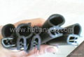 car door and window rubber seal strip with steel 2