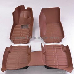 Car mats 3D PU leather  factory price