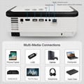 x2001 best projector for home cinema high contrast ratio 5000:1 LCD wifi beamer