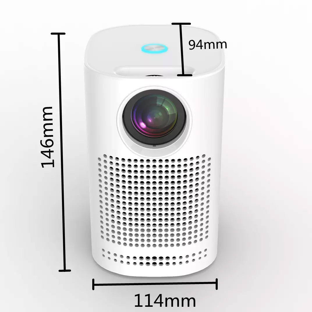 C6 Mini Portable projector 1080p led projectors with speaker 2