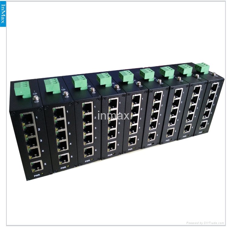 5 RJ45 Port Unmanaged Industrial Ethernet Switch i305B 3