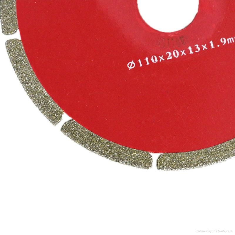 Electroplating diamond saw blade for beige cream marble 2