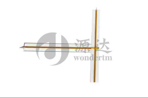 fire-proof black lined T grid/ T bar for suspended ceilings
