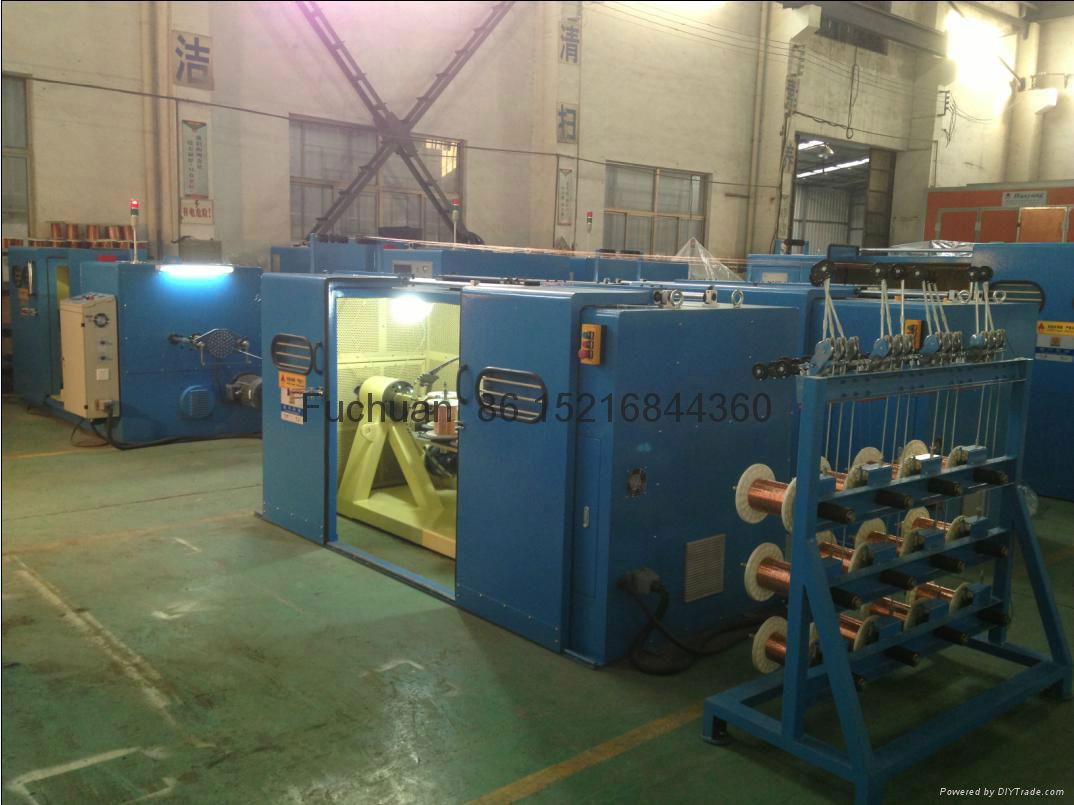 Fuchuan 1+6(250)+12 high speed wire bunching machine with high performance 2