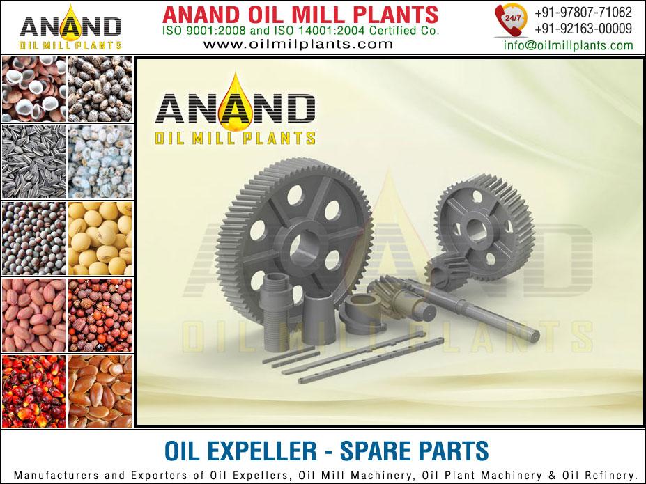 Oil Expeller Spare Parts Manufacturers Exporters in India Punjab