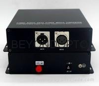 broadcast/ cctv 1 ch BIDI balance audio(XLR) fiber transceiver support OEM
