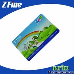 Full color signature panel magnetic stripe card