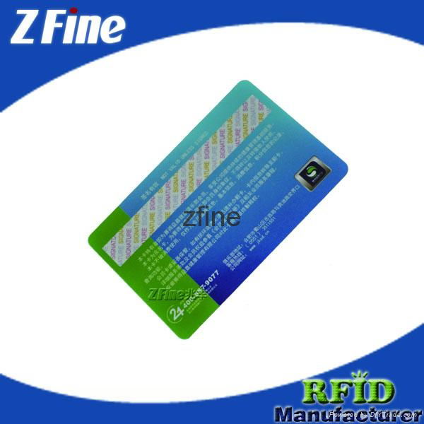 Full color signature panel magnetic stripe card 2