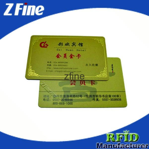 gold stamp offset printing card