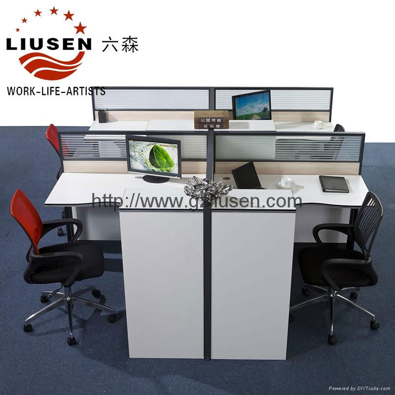 Modern and Economical Office Work Space with Screen (LS-014)