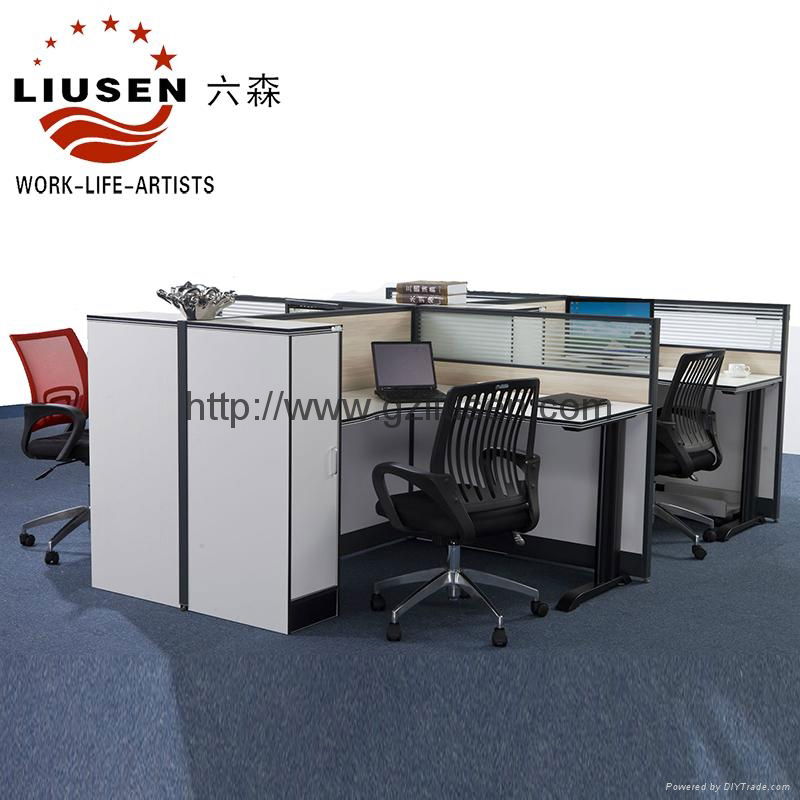 Modern and Economical Office Work Space with Screen (LS-014) 2