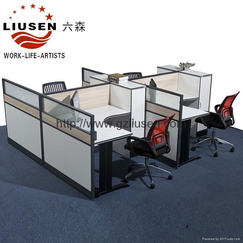 Modern and Economical Office Work Space with Screen (LS-014) 4