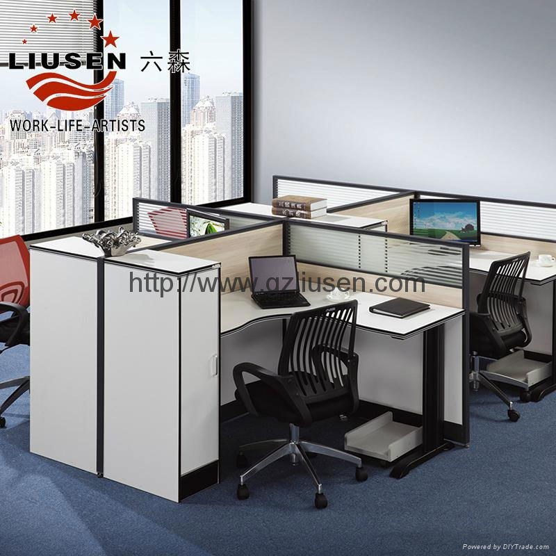 Modern and Economical Office Work Space with Screen (LS-014) 5