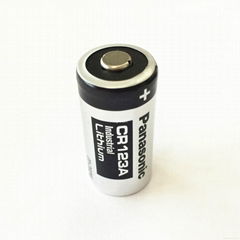 Panasonic 3V Available Stock CR123A 17345 Lithium Battery for Smoke Alarm