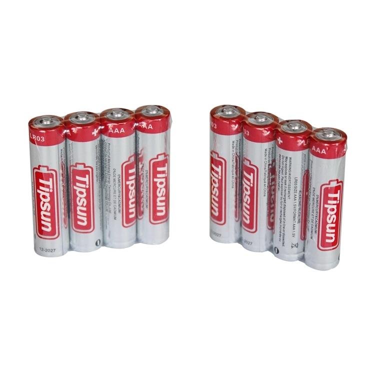 Long Shelf Life 4 pack Tipsun 1.5V AA LR6 AM3 Alkaline Battery for Remote Contro 2