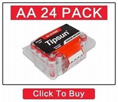 24 Batteries 1.5v alkaline Battery LR6 AA LR03 AAA for Toys