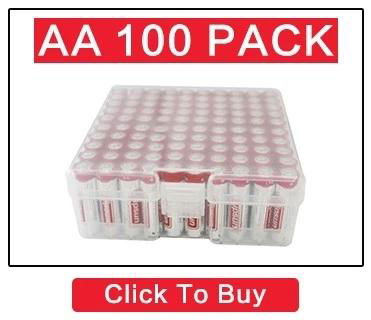 100 PACK Tipsun 1.5V LR03 AAA No.7 Alkaline Battery for remote control 3