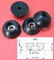 1-Inch Surface Grip Screw On Non Slip Furniture Pads