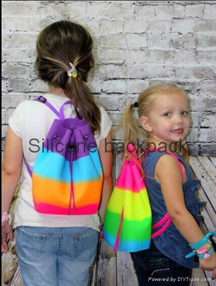2017 Yummy Gummy  Silicone Colorful Kids Back pack 5