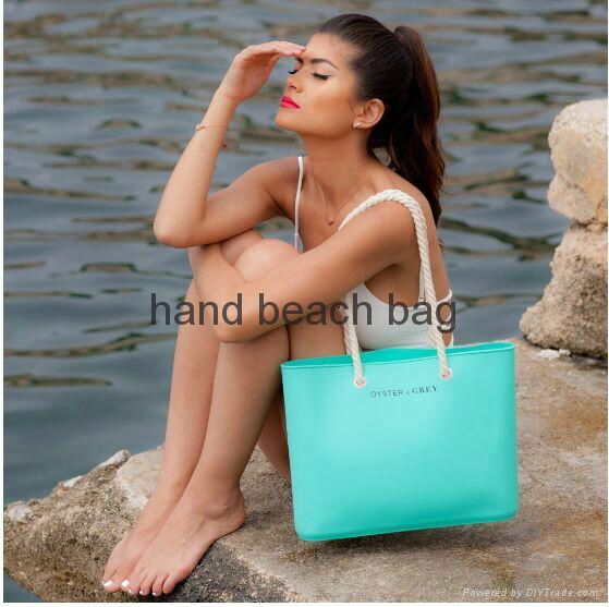 fashion beach silicone beach bag 4