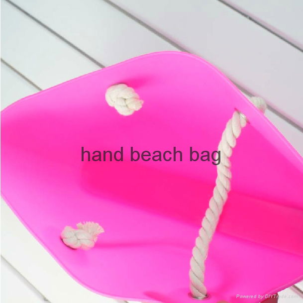 fashion beach silicone beach bag 5