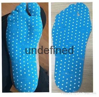 2017 China factory feet Nakefit Black Pads Stick-on Soles