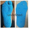 2017 China factory feet Nakefit Black Pads Stick-on Soles