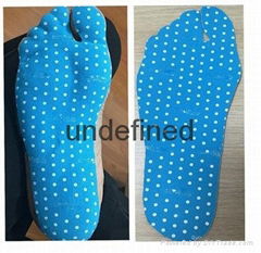 2017 China factory feet Nakefit Black Pads Stick-on Soles