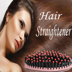 Free Shipping Hair Straightener Comb with LCD Display Iron Electric Straighteni