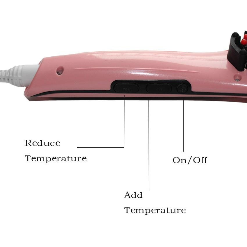  Free Shipping Electric Hair Straightener Comb with LCD Display Iron 3