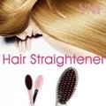  Free Shipping Electric Hair Straightener Comb with LCD Display Iron 5