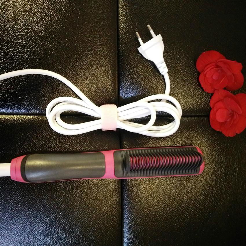  AUTO Hair Straightener Comb Electric Straightener Brush Hair Styling Tool  2