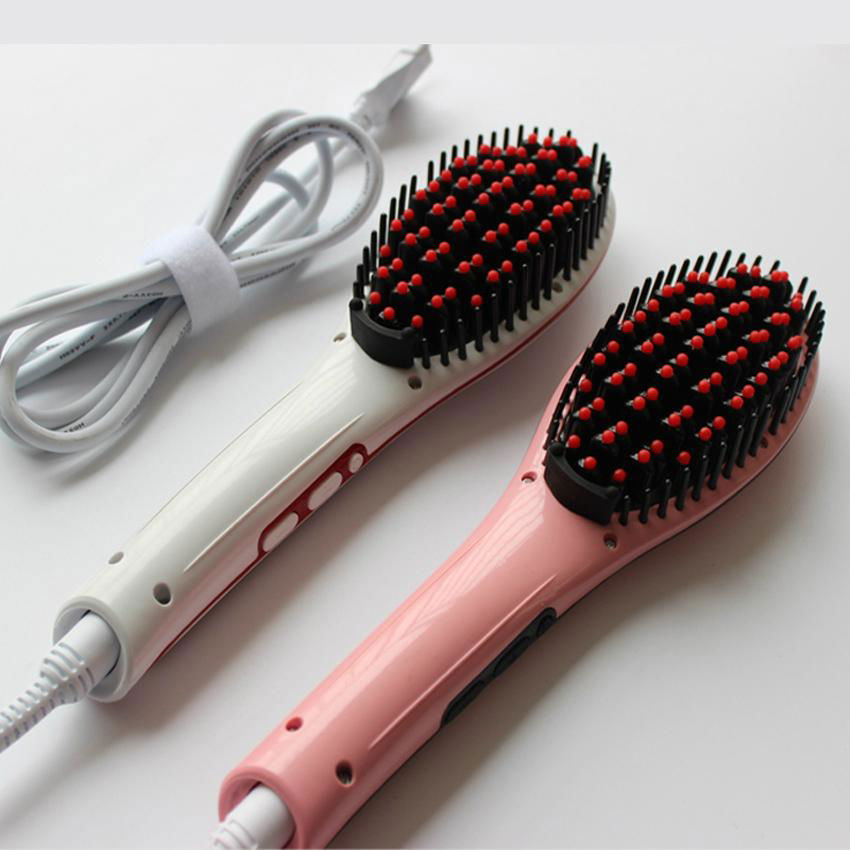  Black Pink White hair straightener flat hair care iron styler tool 4