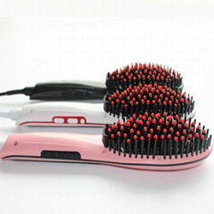 Black Pink White hair straightener flat hair care iron styler tool