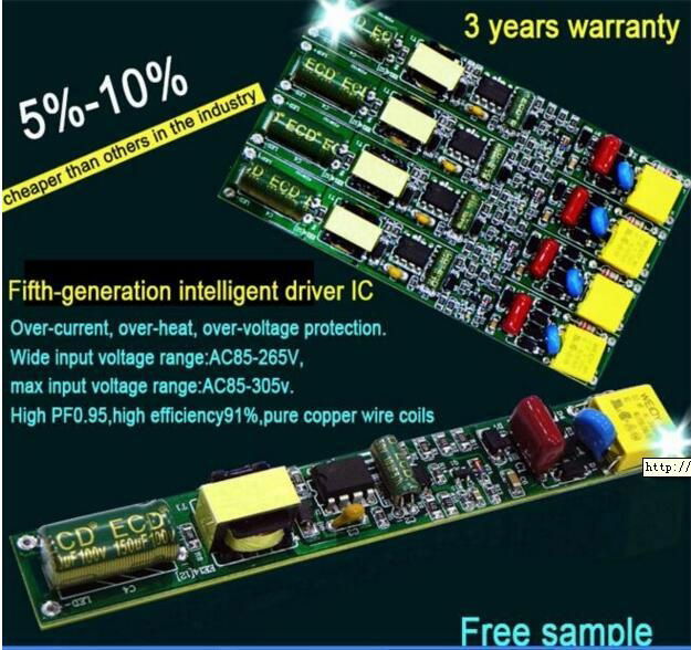 hot selling non-isolated t5/t8 led tube light driver 9-22w constant current with 3